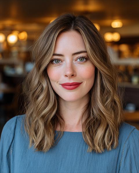 Bez wysiłku szykowne fale plażowe średniej długości