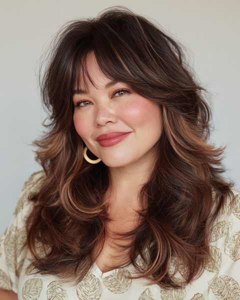 Obfite warstwy z delikatną firanką